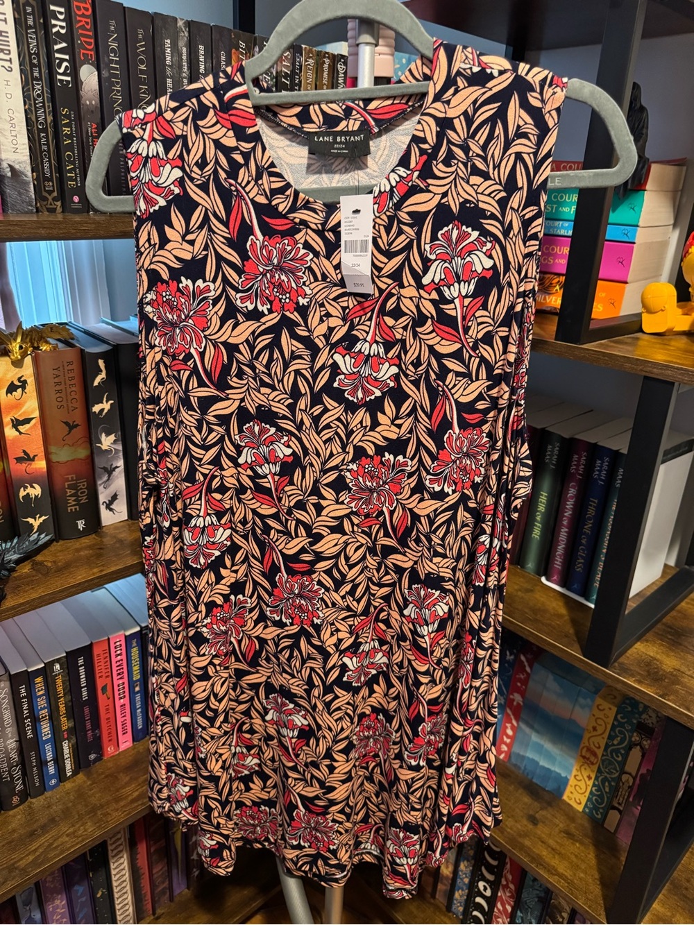 Lane Bryant Floral long tank top